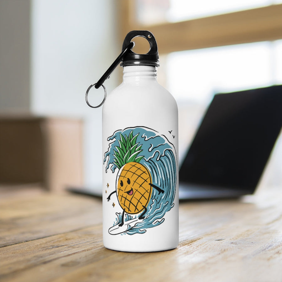 Surfing Pineapple Water Bottle - Happy Pineapple Co.