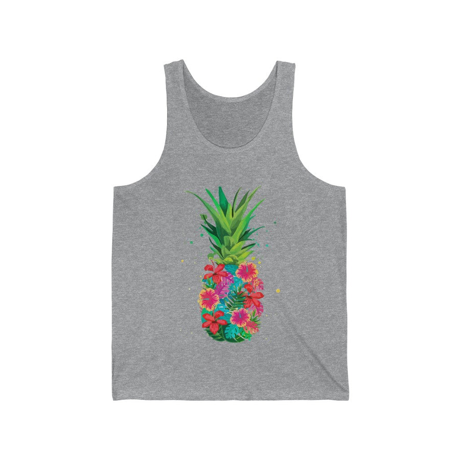 Pineapple Floral Women's Tank - Happy Pineapple Co.