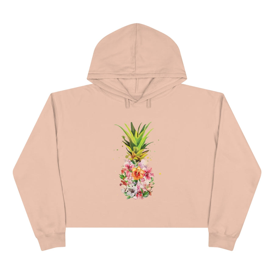 Pineapple Bouquet Women's Crop Hoodie - Happy Pineapple Co.