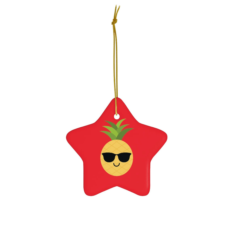 Happy Pineapple Star Ornament - Happy Pineapple Co.