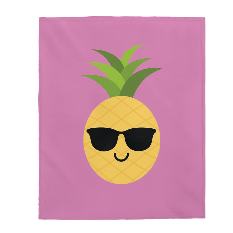 Happy Pineapple Plush Blanket (Bubblegum Pink) - Happy Pineapple Co.