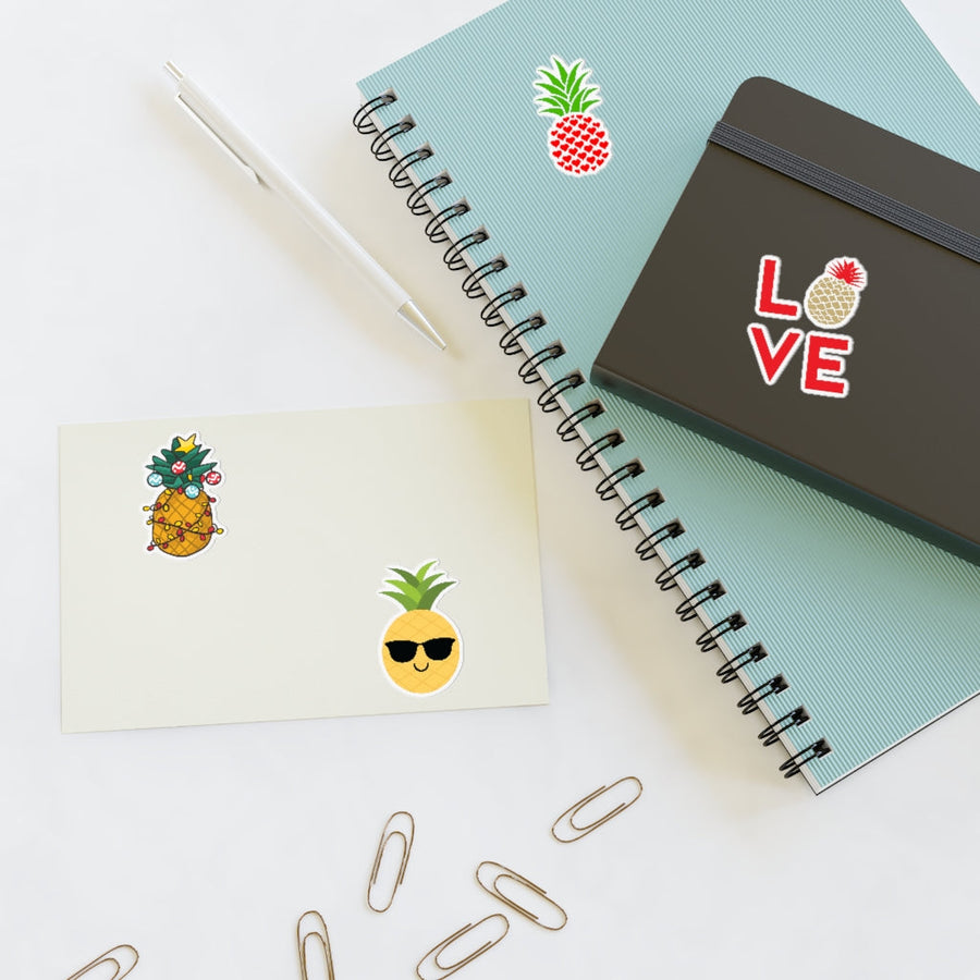 Holiday Pineapple Sticker Sheets - Happy Pineapple Co.