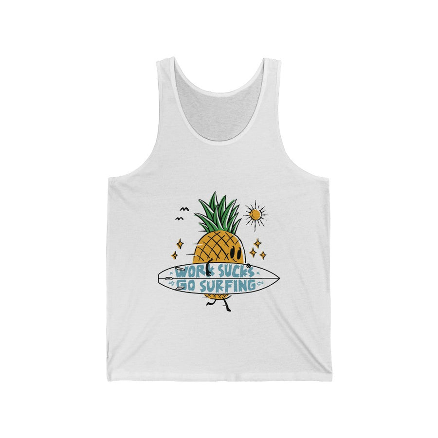 Pineapple Go Surfing Women's Tank - Happy Pineapple Co.