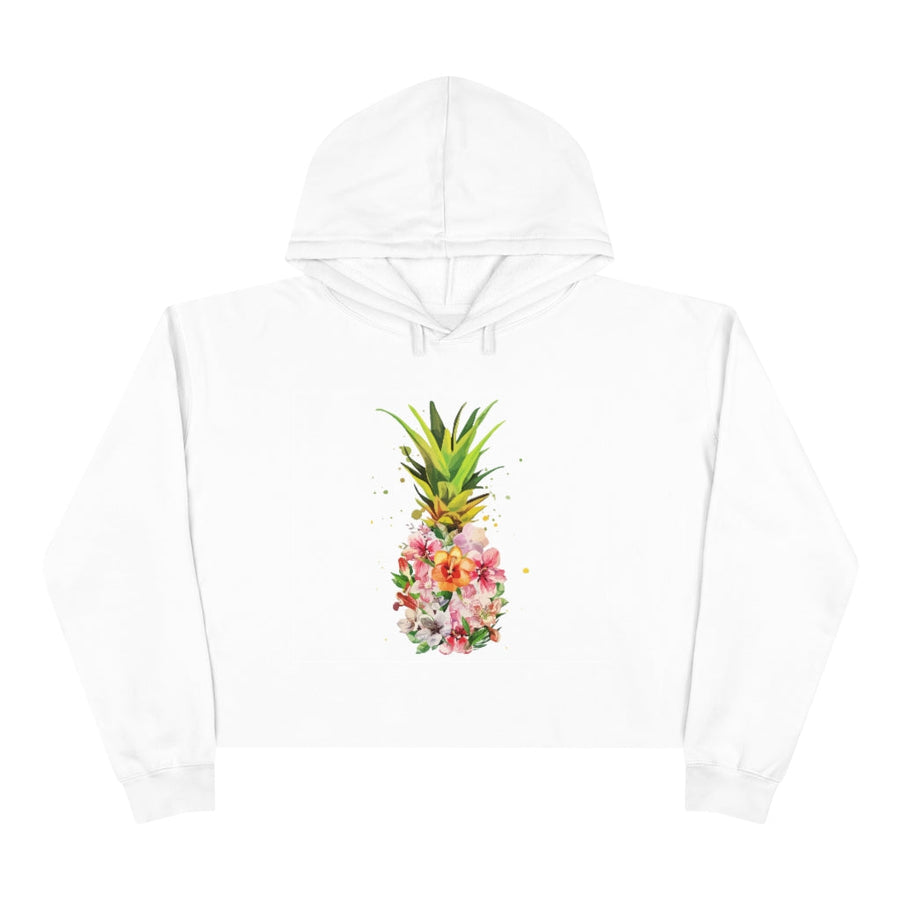 Pineapple Bouquet Women's Crop Hoodie - Happy Pineapple Co.