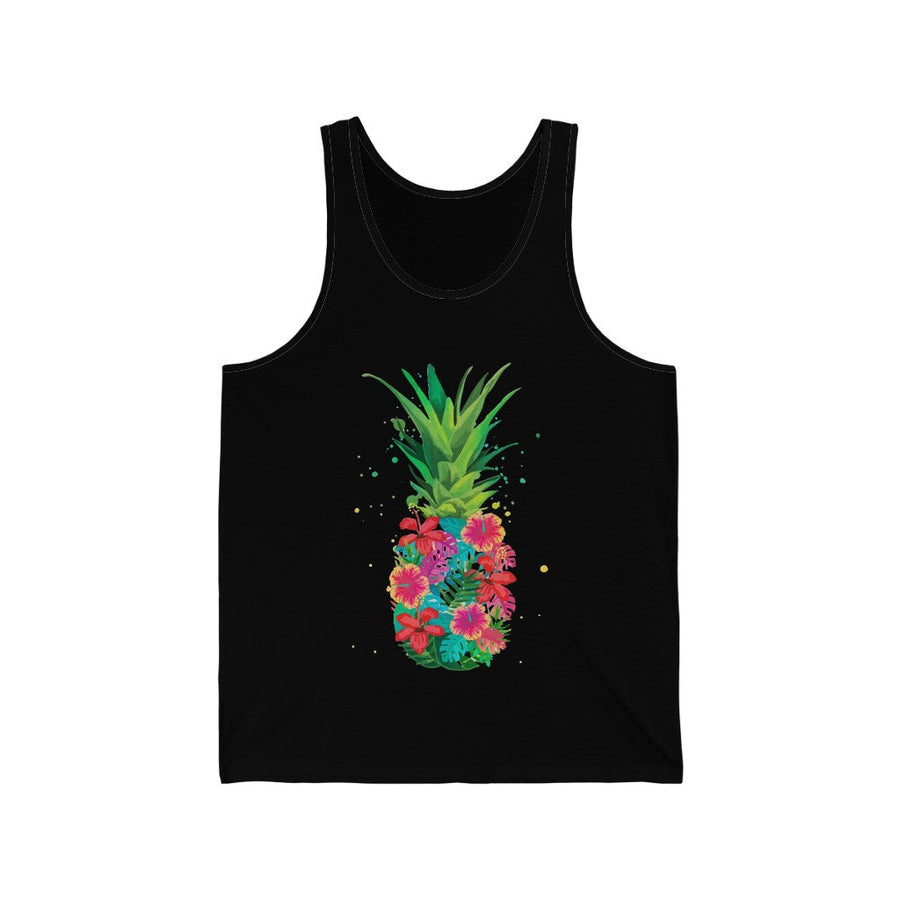 Pineapple Floral Women's Tank - Happy Pineapple Co.