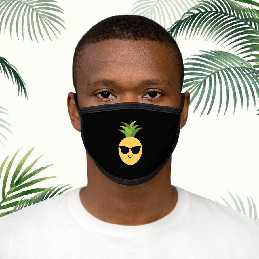 Happy Pineapple Face Mask (Black) - Happy Pineapple Co.