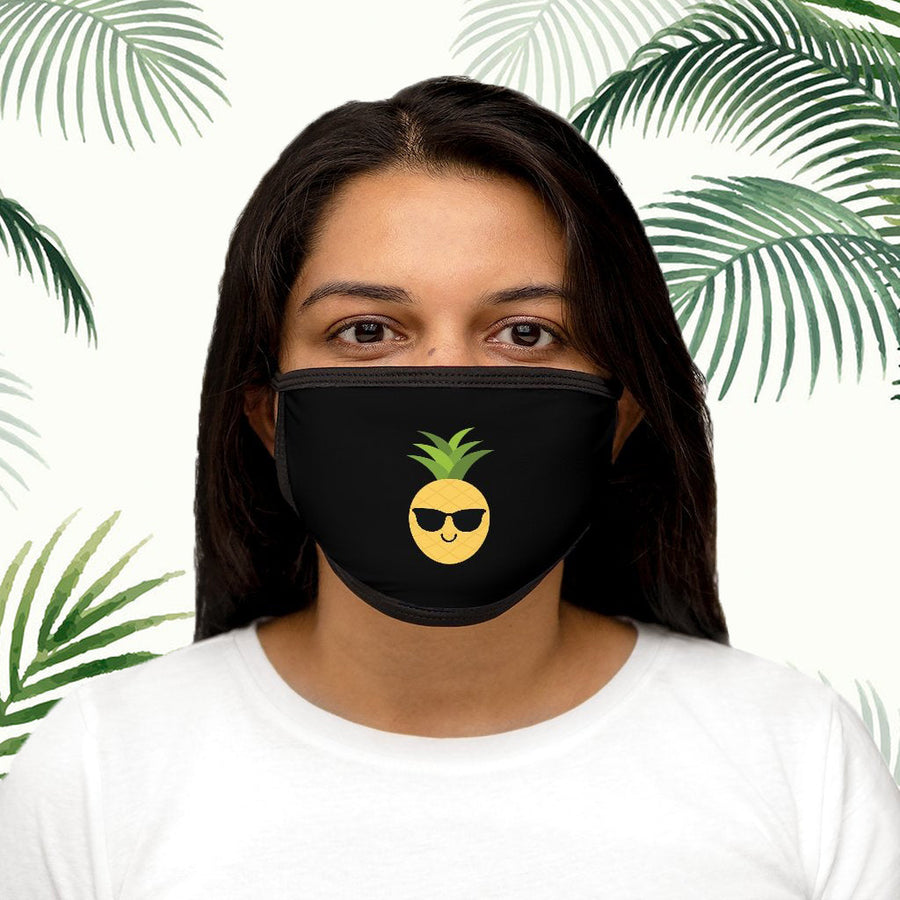 Happy Pineapple Face Mask (Black) - Happy Pineapple Co.