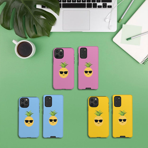 Happy Pineapple Phone Case (Bubblegum Pink) - Happy Pineapple Co.