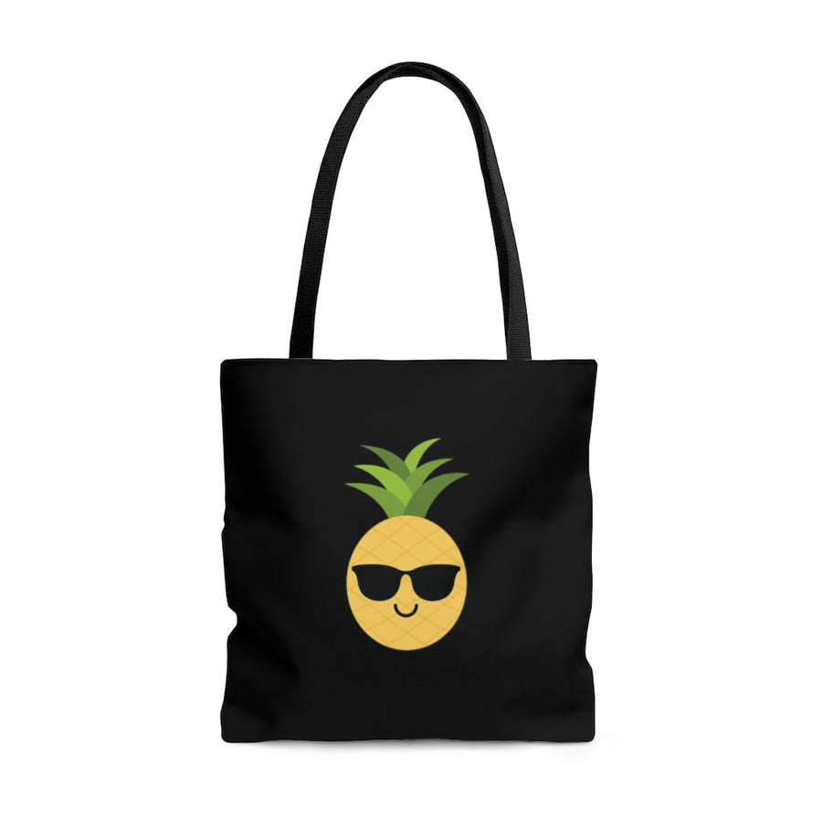 Happy Pineapple Tote Bag (Black) - Happy Pineapple Co.