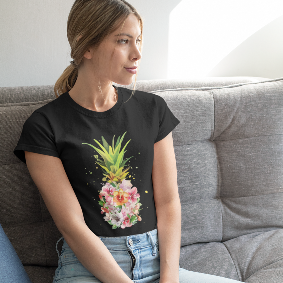 Pineapple Bouquet Women's Tee - Happy Pineapple Co.