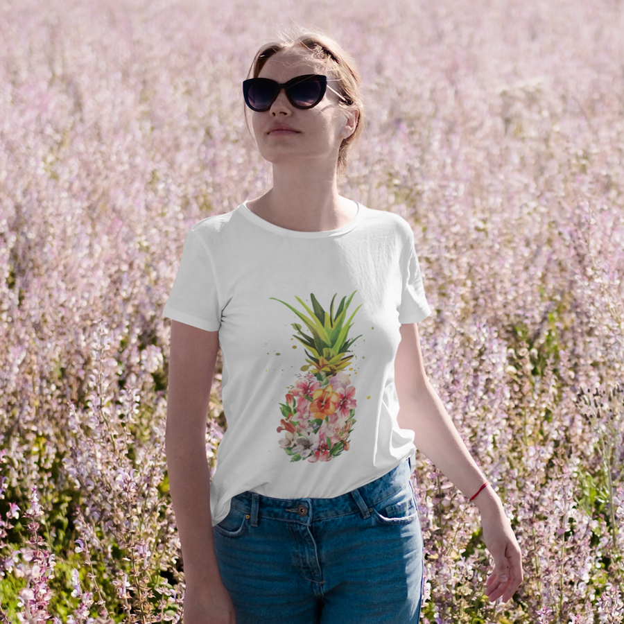 Pineapple Bouquet Women's Tee - Happy Pineapple Co.