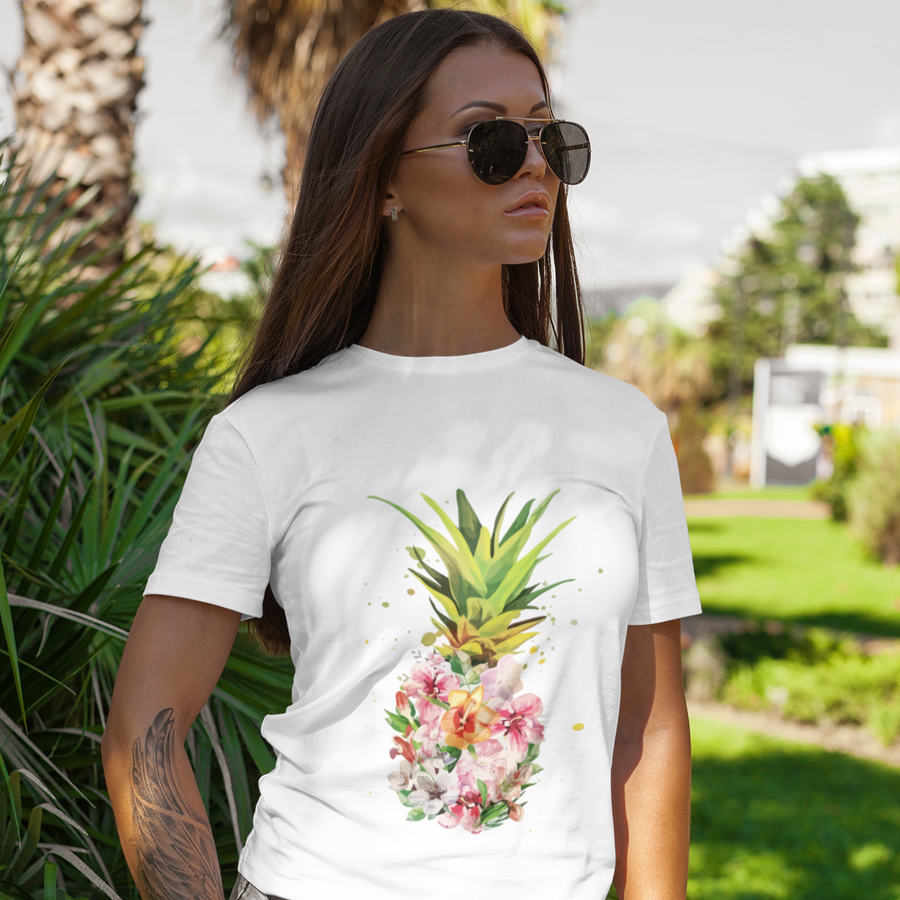 Pineapple Bouquet Women's Tee - Happy Pineapple Co.