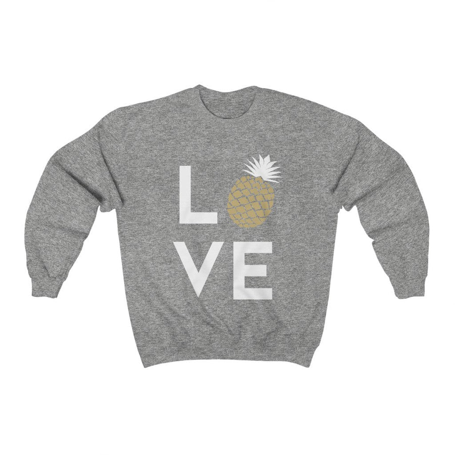 Pineapple Love Men's Crewneck Sweater - Happy Pineapple Co.