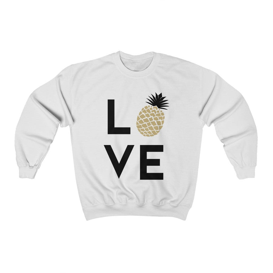 Pineapple Love Women's Crewneck Sweater - Happy Pineapple Co.