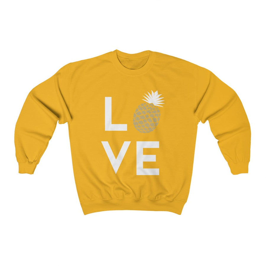 Pineapple Love Men's Crewneck Sweater - Happy Pineapple Co.