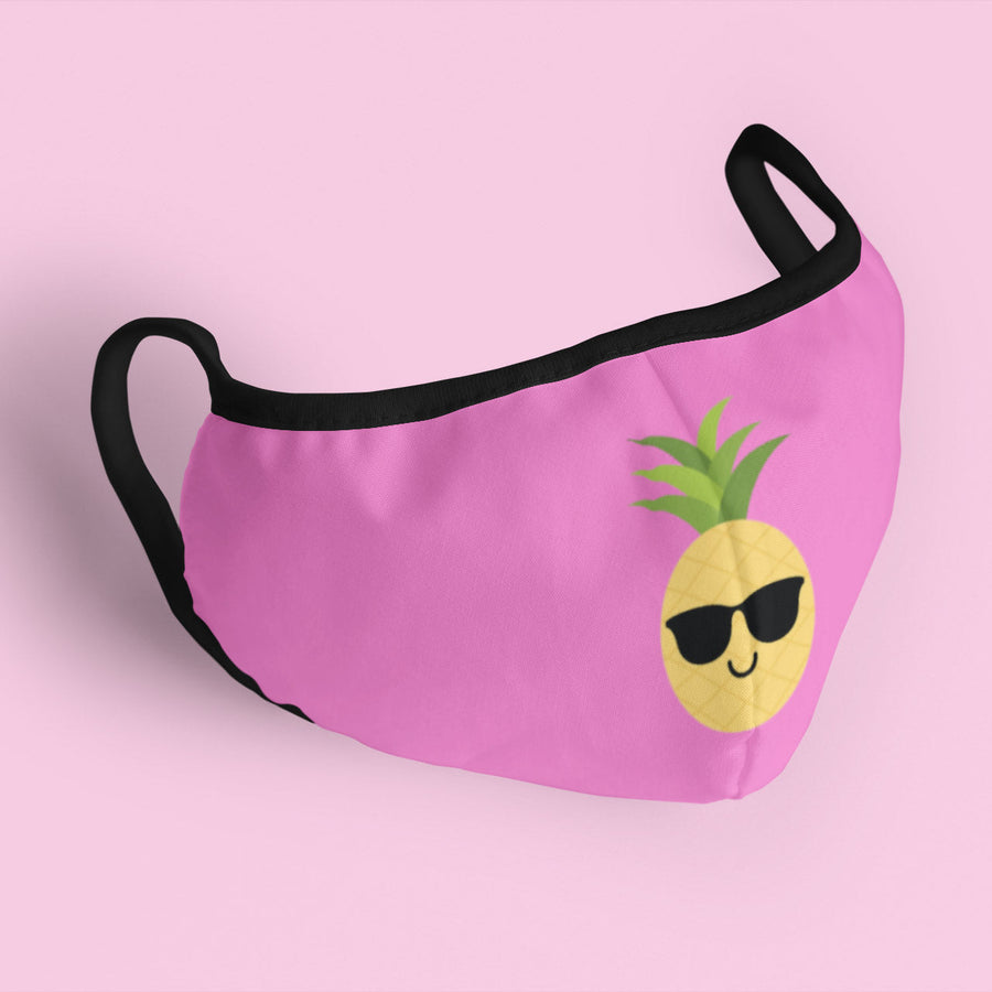 Happy Pineapple Face Mask (Bubblegum Pink) - Happy Pineapple Co.