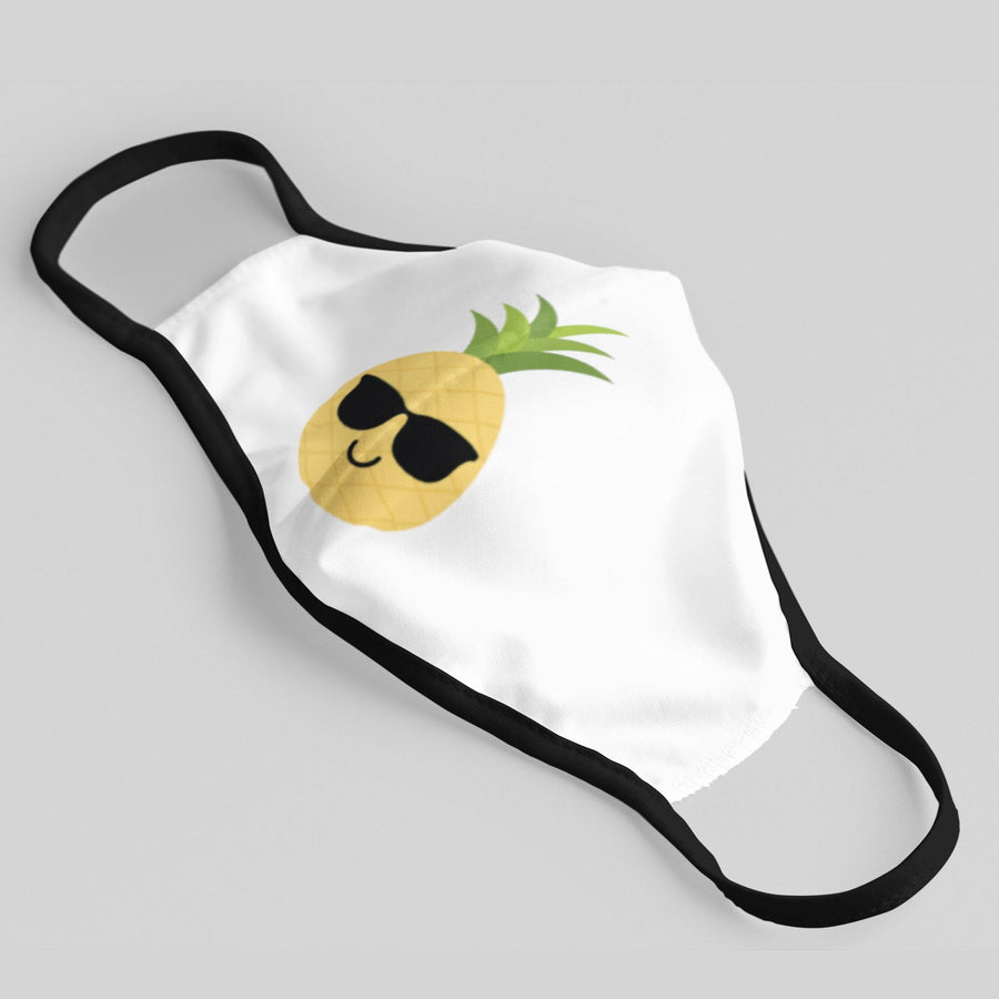 Happy Pineapple Face Mask (White) - Happy Pineapple Co.