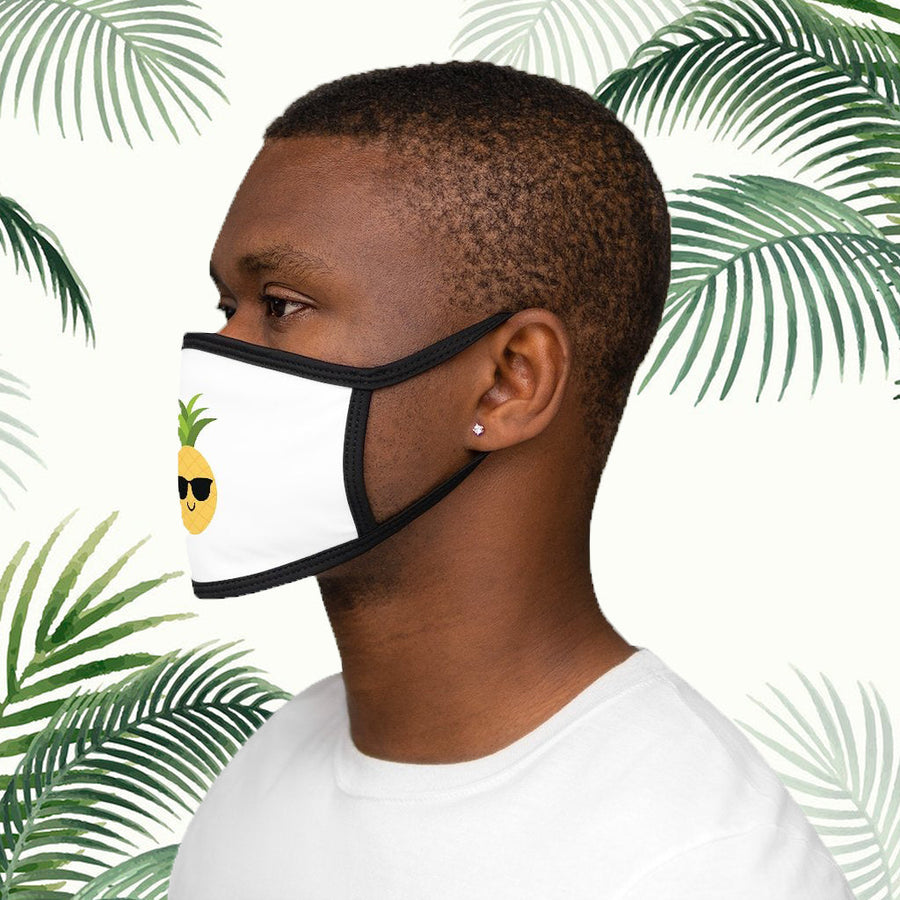 Happy Pineapple Face Mask (White) - Happy Pineapple Co.