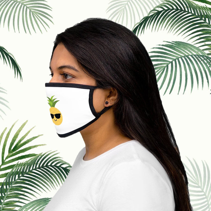 Happy Pineapple Face Mask (White) - Happy Pineapple Co.