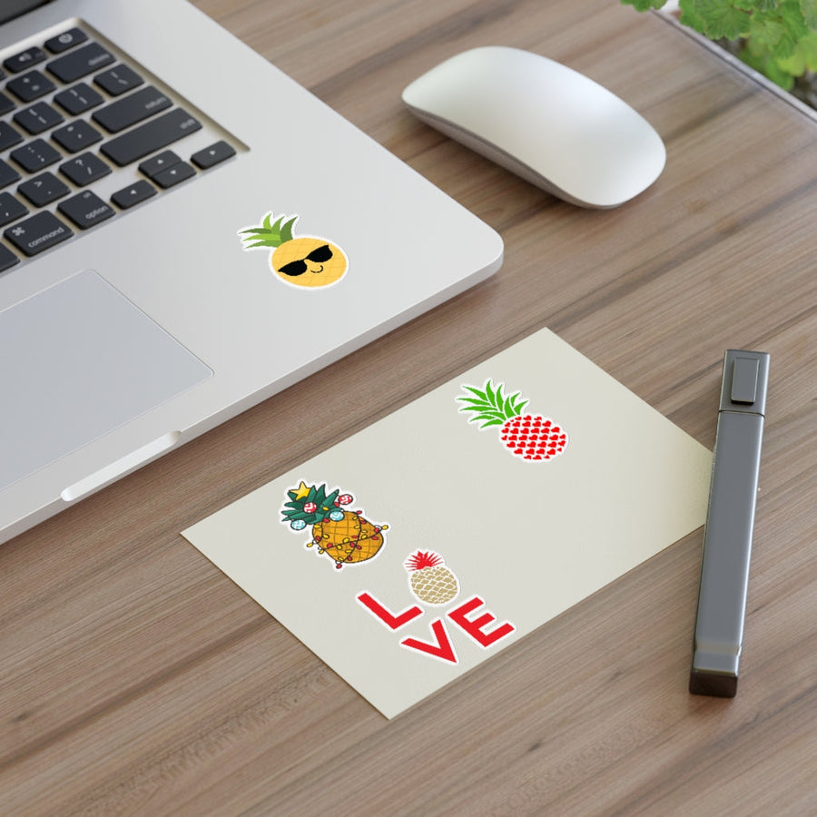 Holiday Pineapple Sticker Sheets - Happy Pineapple Co.