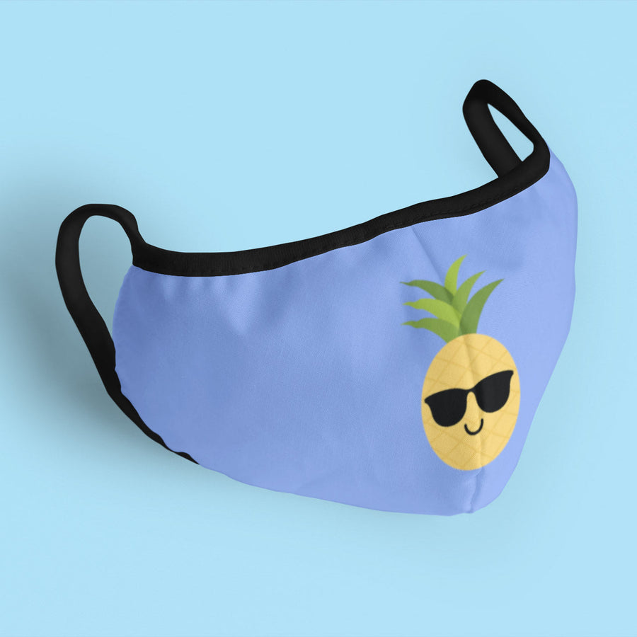 Happy Pineapple Face Mask (Sky Blue) - Happy Pineapple Co.