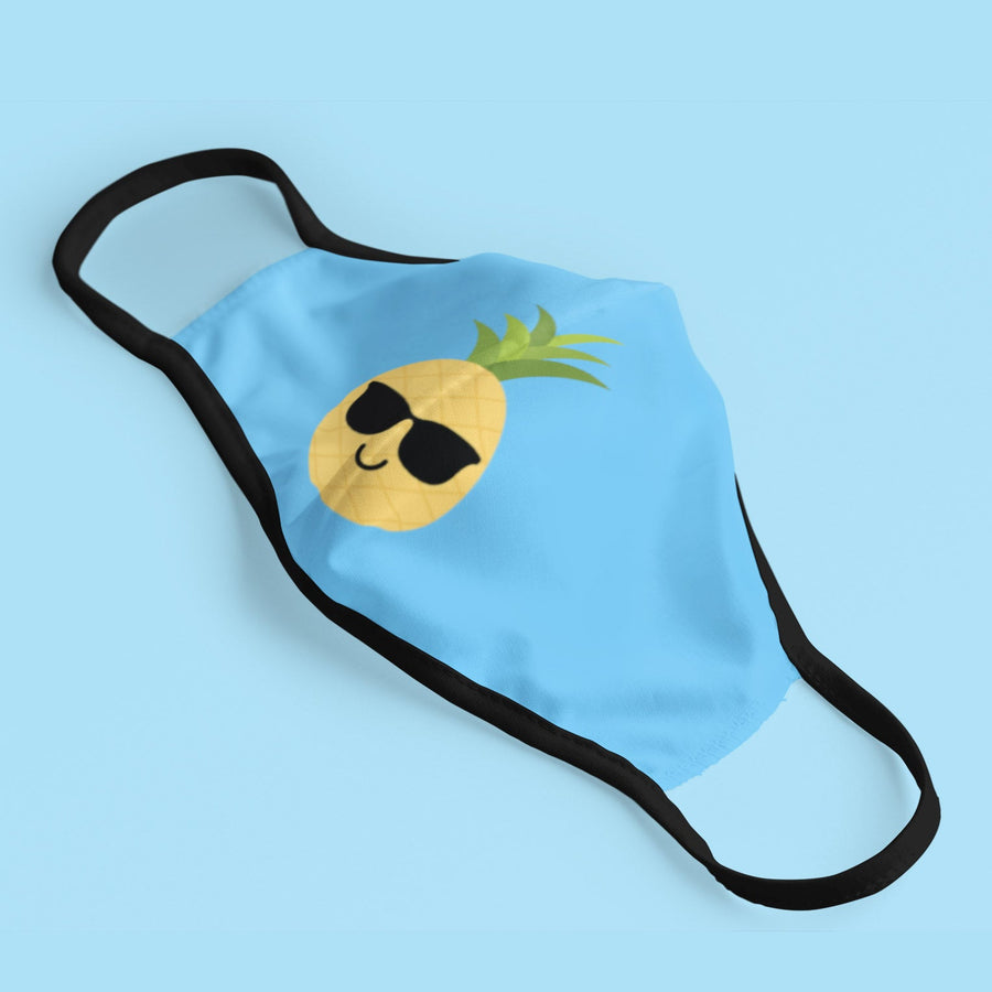 Happy Pineapple Face Mask (Sky Blue) - Happy Pineapple Co.