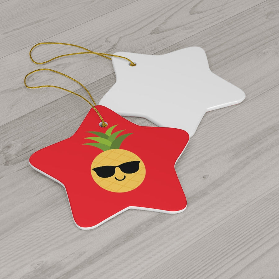 Happy Pineapple Star Ornament - Happy Pineapple Co.