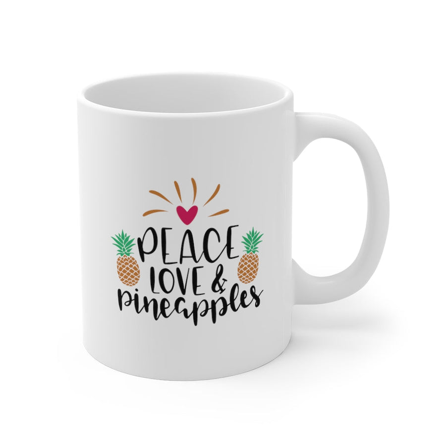 Peace, Love & Pineapples Mug - Happy Pineapple Co.