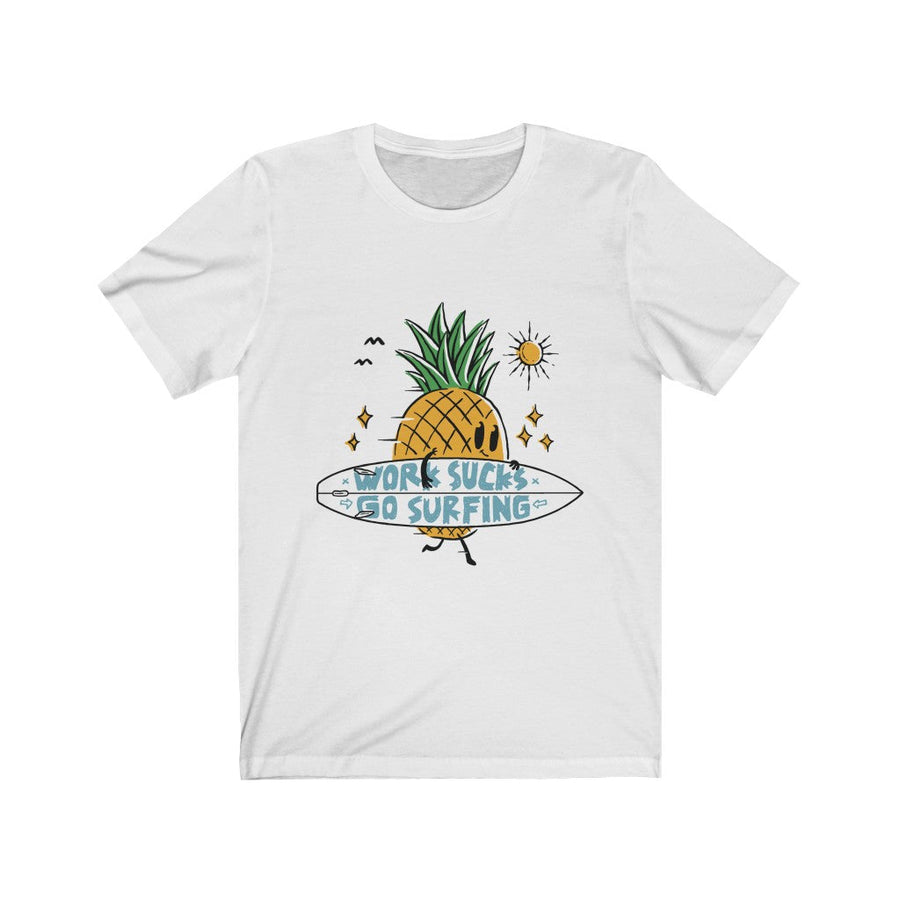 Pineapple Go Surfing Women's Tee - Happy Pineapple Co.