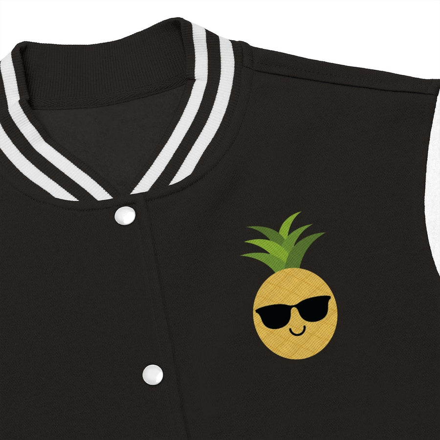 Happy Pineapple Women's Varsity Jacket - Happy Pineapple Co.