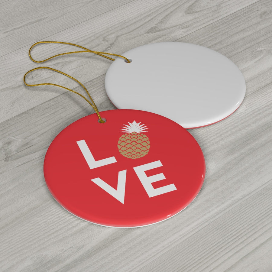 Pineapple Love Ornament - Happy Pineapple Co.