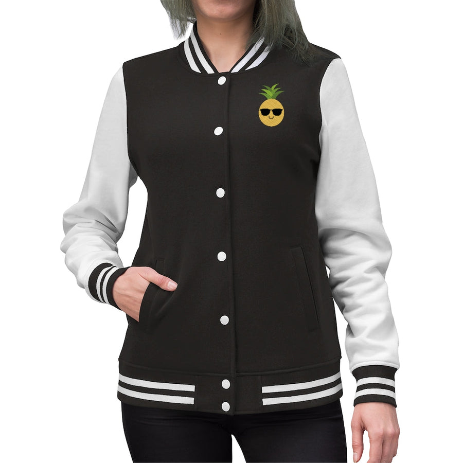 Happy Pineapple Women's Varsity Jacket - Happy Pineapple Co.