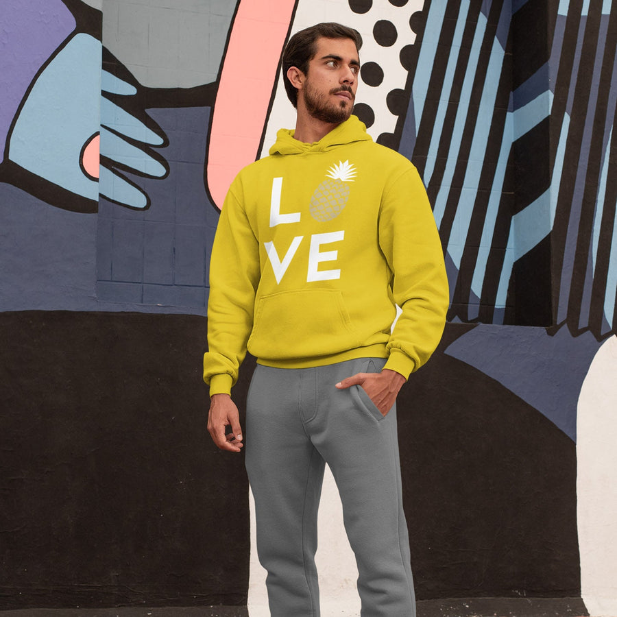 Pineapple Love Men's Hoodie - Happy Pineapple Co.