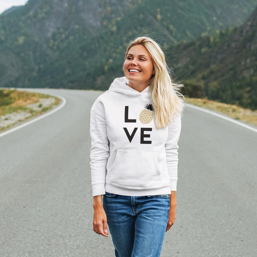 Pineapple Love Women's Hoodie - Happy Pineapple Co.