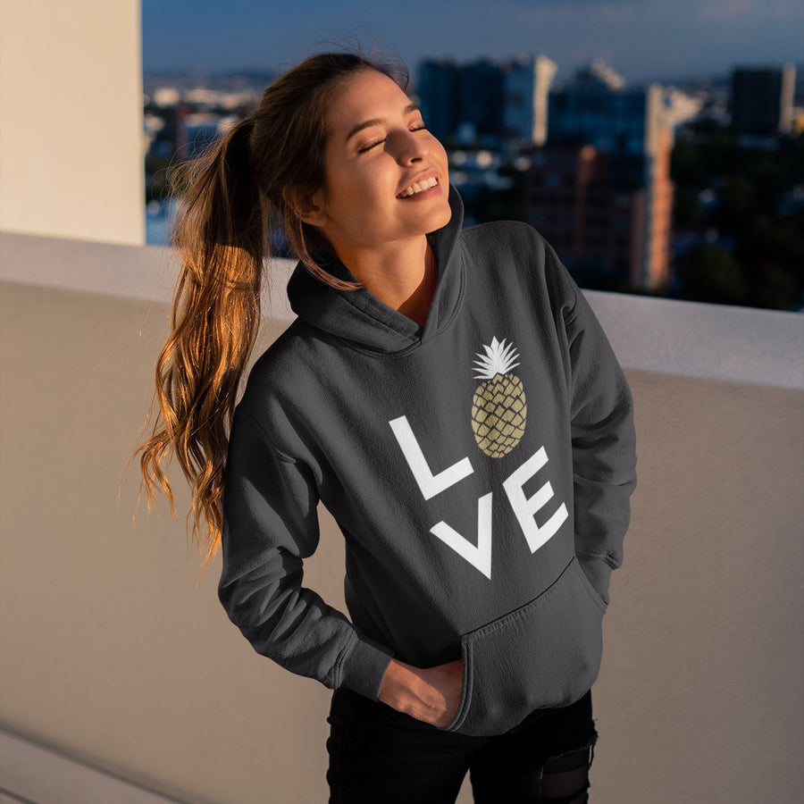 Pineapple Love Women's Hoodie - Happy Pineapple Co.