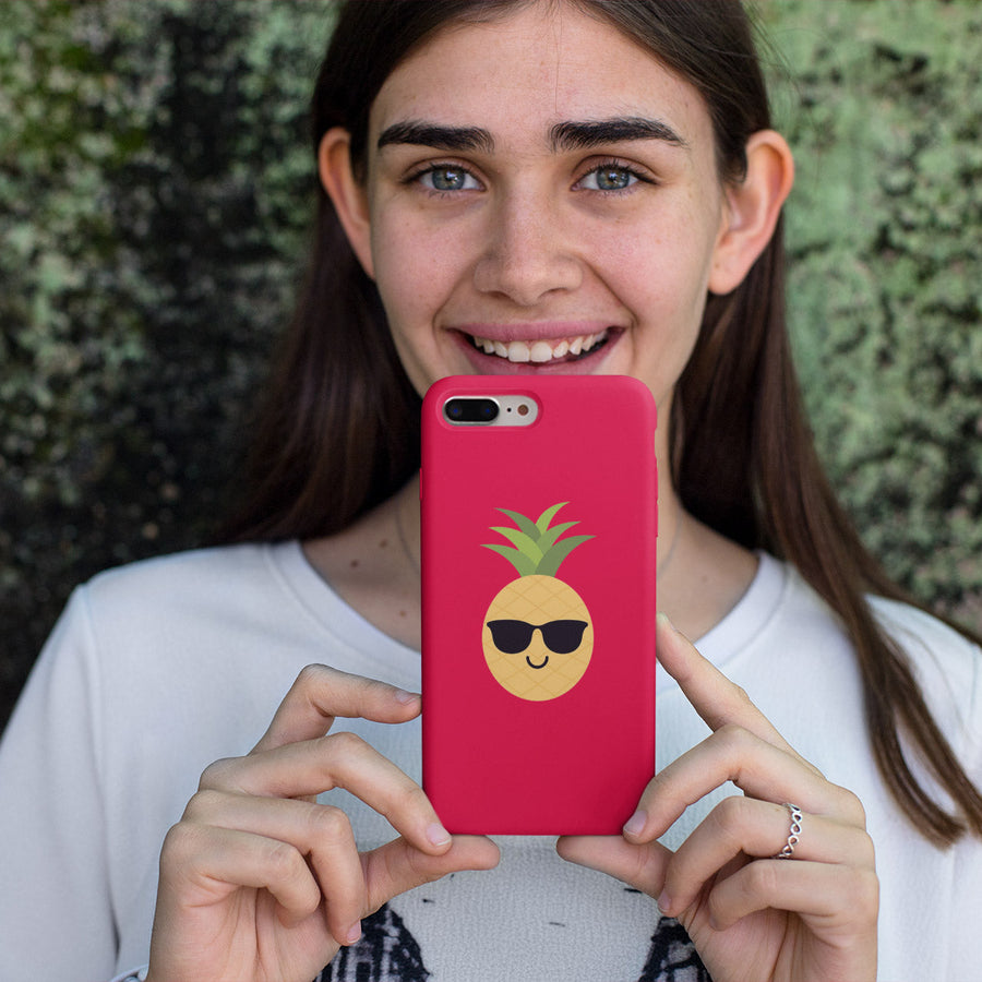 Happy Pineapple Phone Case (Holiday Red) - Happy Pineapple Co.