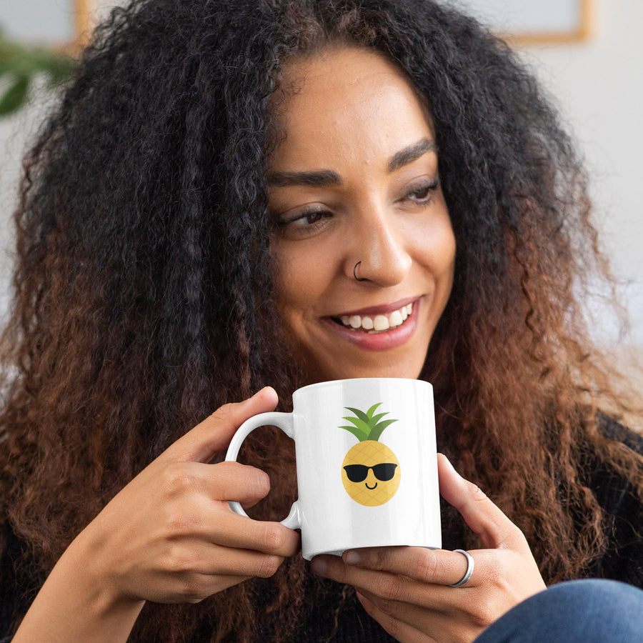 Happy as a Pineapple Mug (White) - Happy Pineapple Co.