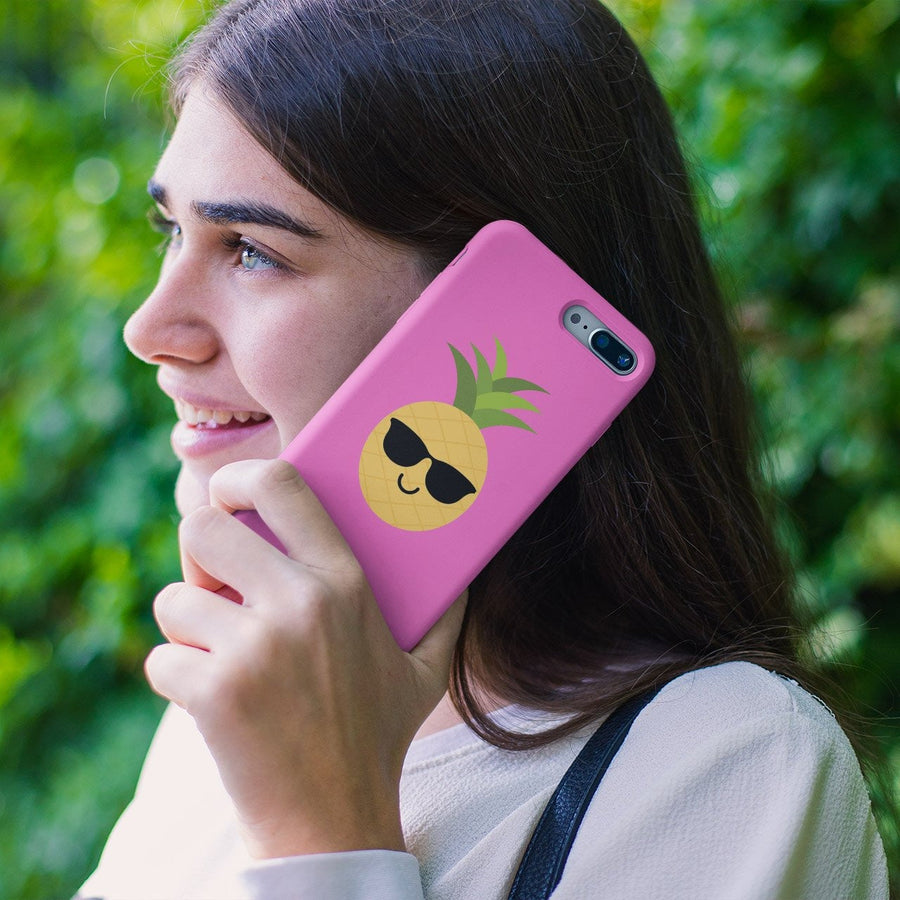 Happy Pineapple Phone Case (Bubblegum Pink) - Happy Pineapple Co.