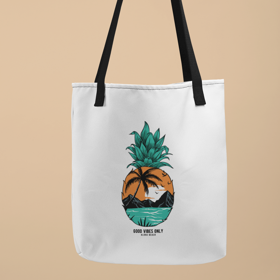 Aloha Beach Tote Bag - Happy Pineapple Co.