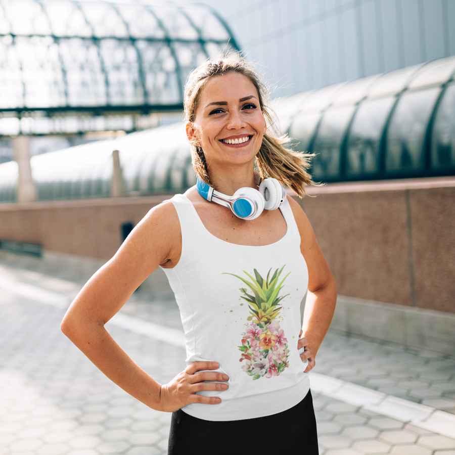 Pineapple Bouquet Women's Tank - Happy Pineapple Co.