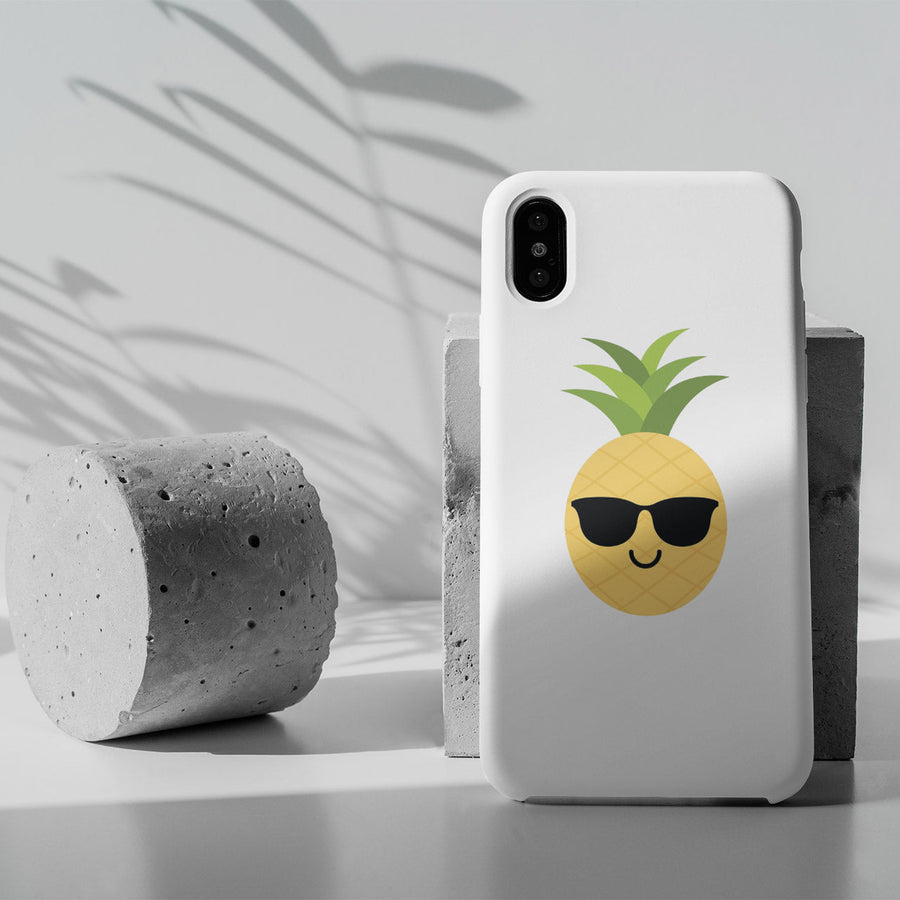 Happy Pineapple Phone Case (White) - Happy Pineapple Co.