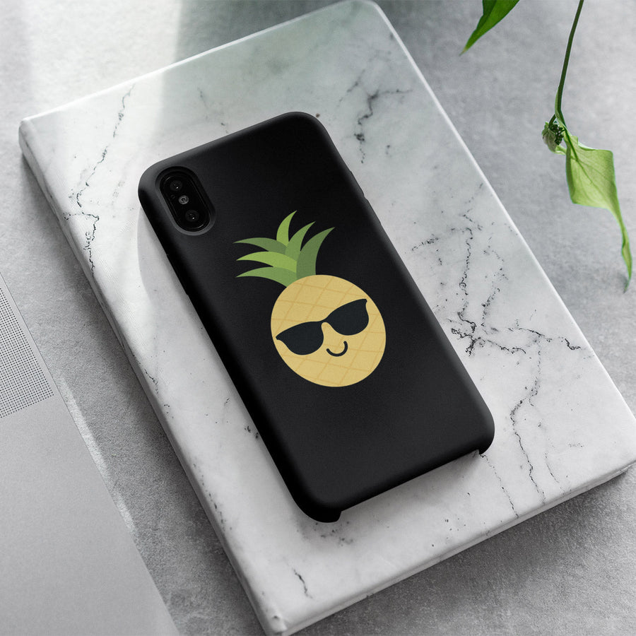 Happy Pineapple Phone Case (Black) - Happy Pineapple Co.