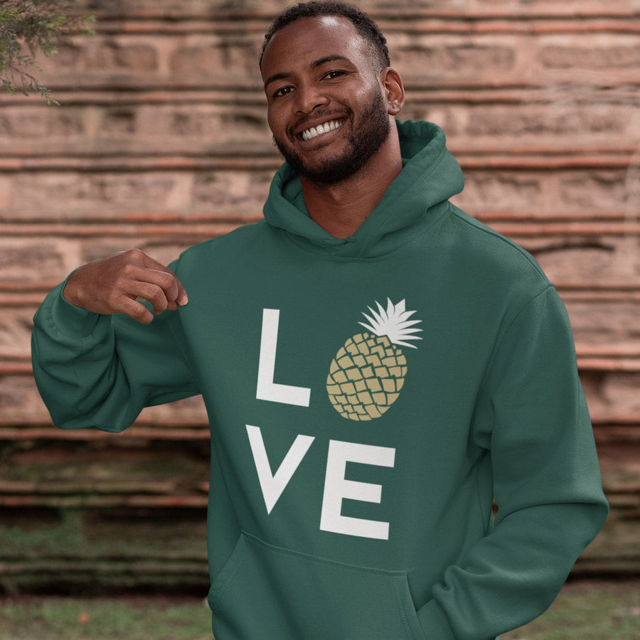 Pineapple Love Men's Hoodie - Happy Pineapple Co.