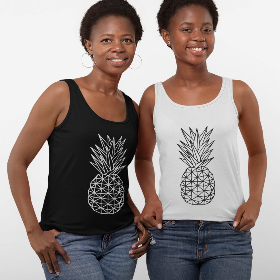 Geometric Pineapple Women's Tank - Happy Pineapple Co.