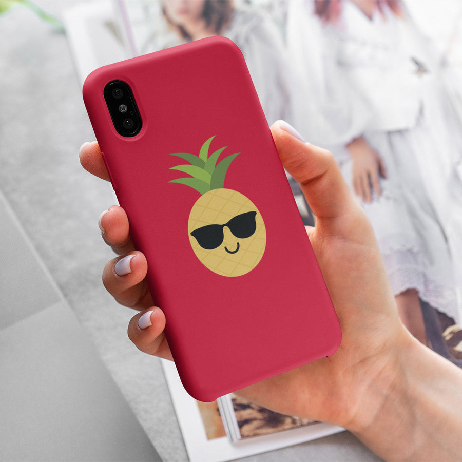 Happy Pineapple Phone Case (Holiday Red) - Happy Pineapple Co.