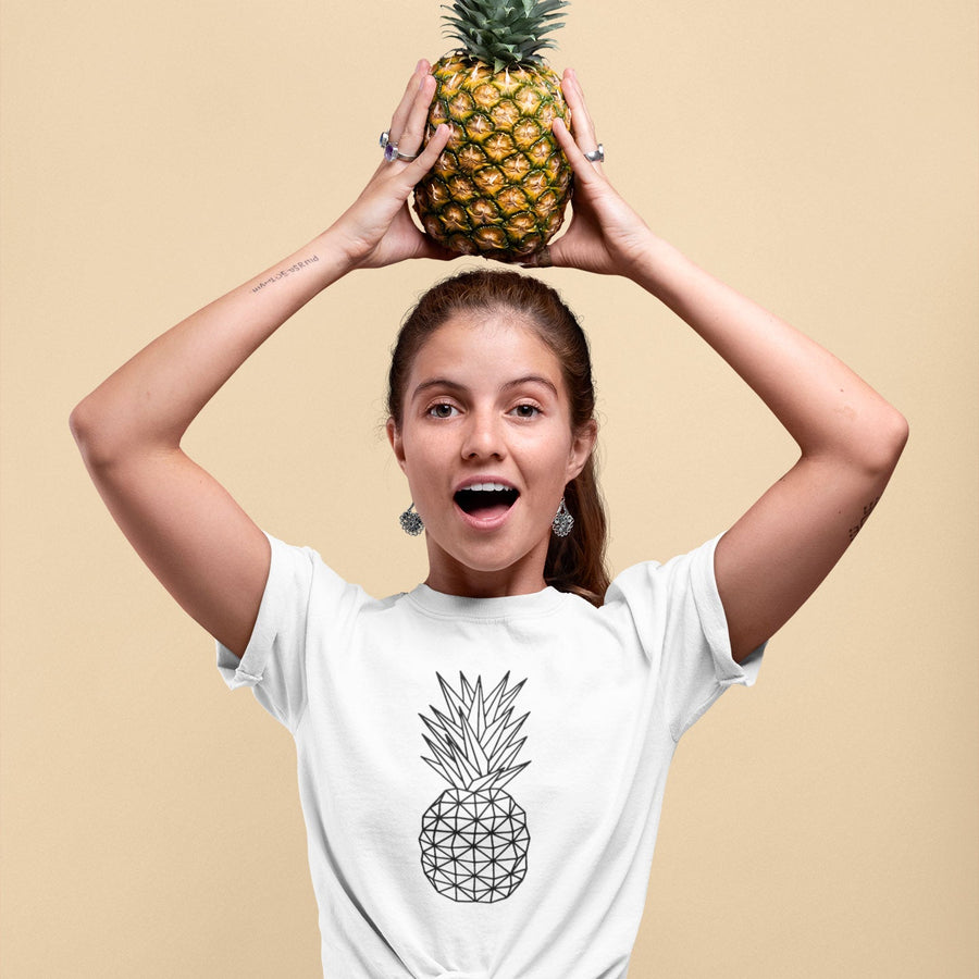 Geometric Pineapple Women's Tee - Happy Pineapple Co.