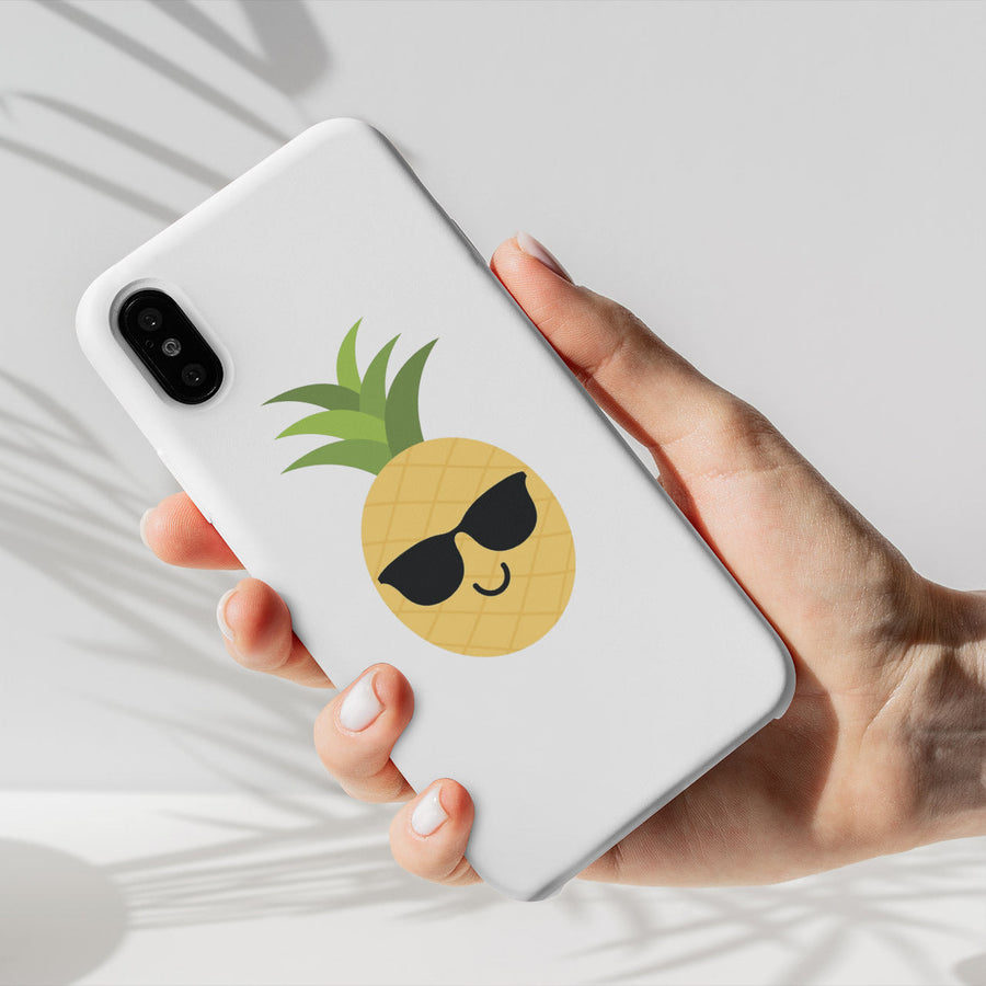 Happy Pineapple Phone Case (White) - Happy Pineapple Co.