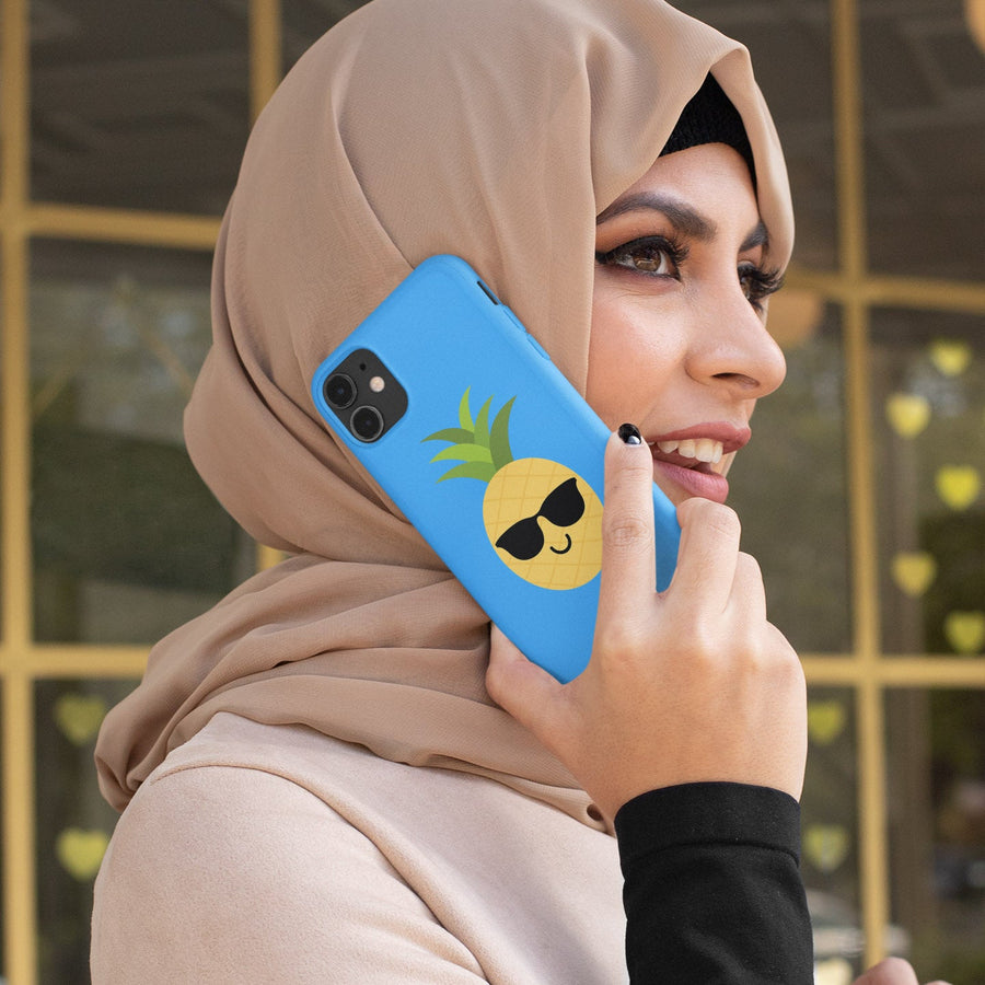 Happy Pineapple Phone Case (Sky Blue) - Happy Pineapple Co.