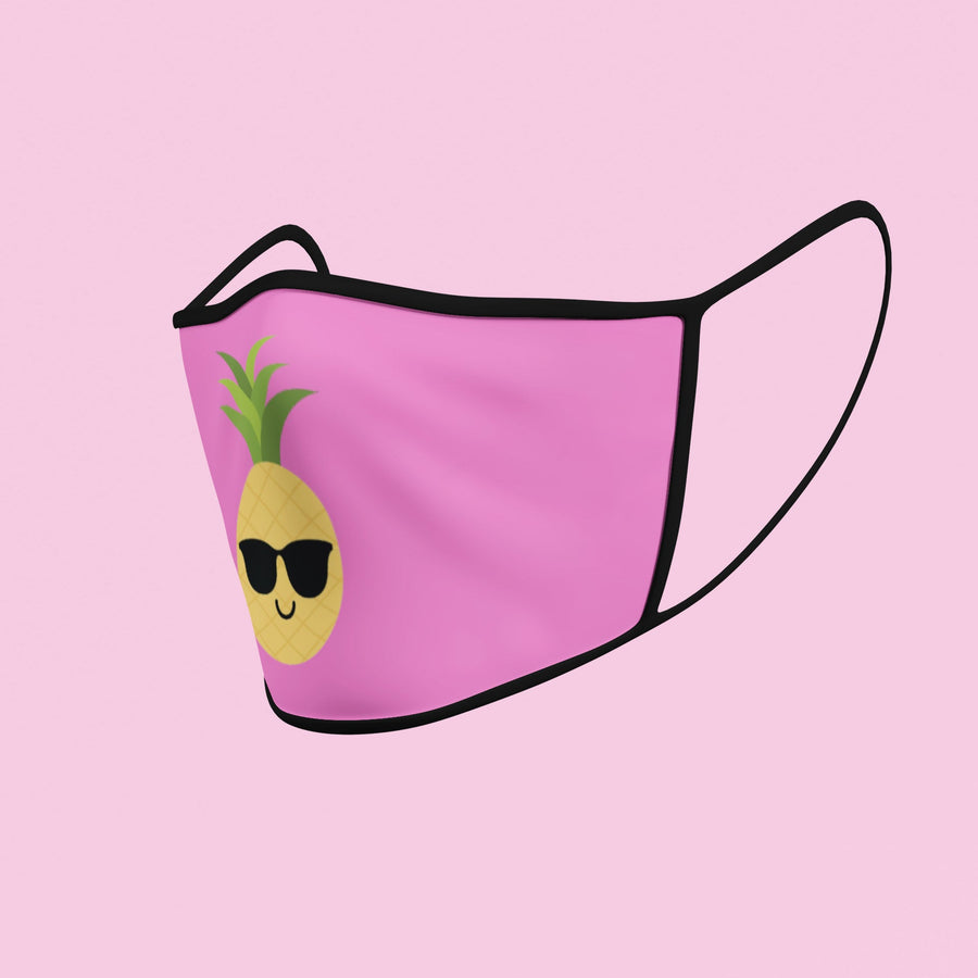 Happy Pineapple Face Mask (Bubblegum Pink) - Happy Pineapple Co.