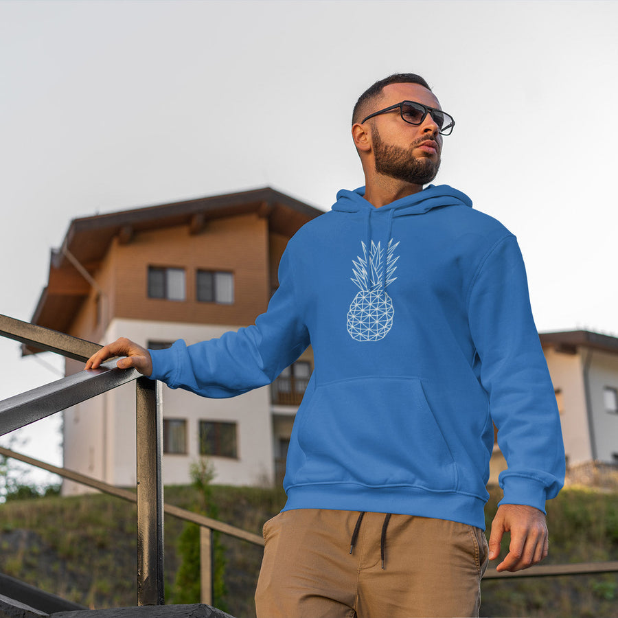 Geometric Pineapple Men's Hoodie - Happy Pineapple Co.